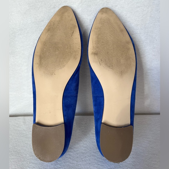 Talbots Blue Suede Flats - Picture 2 of 9